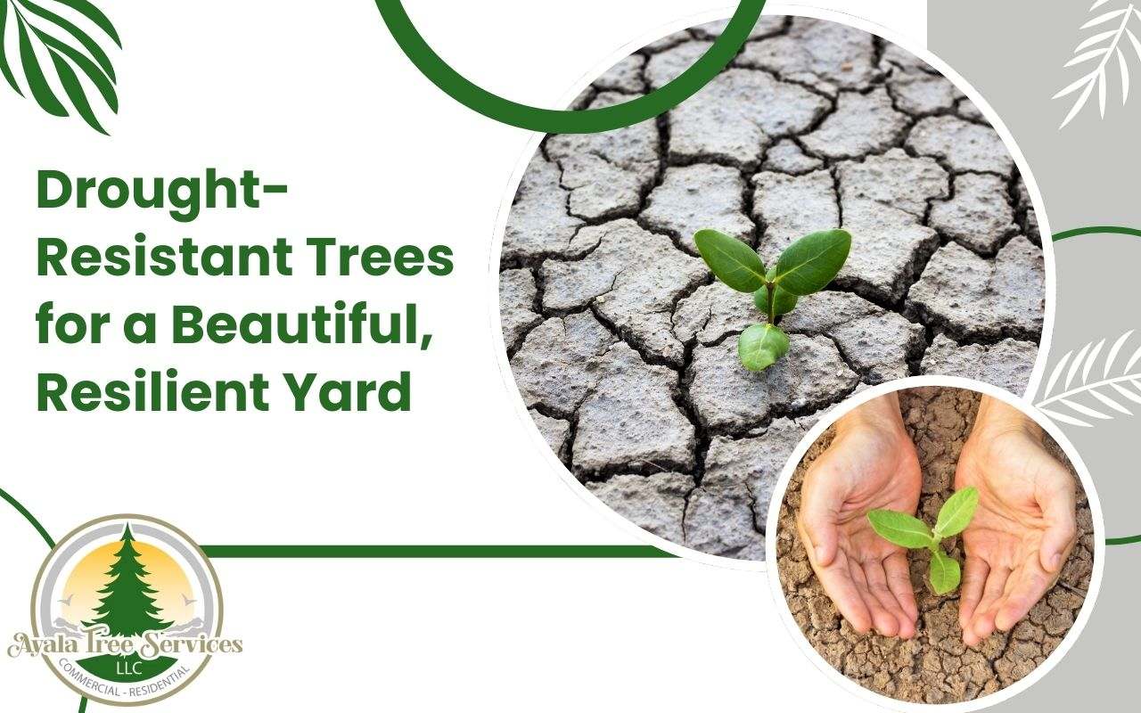 Drought-resistant trees for creating a resilient landscape.