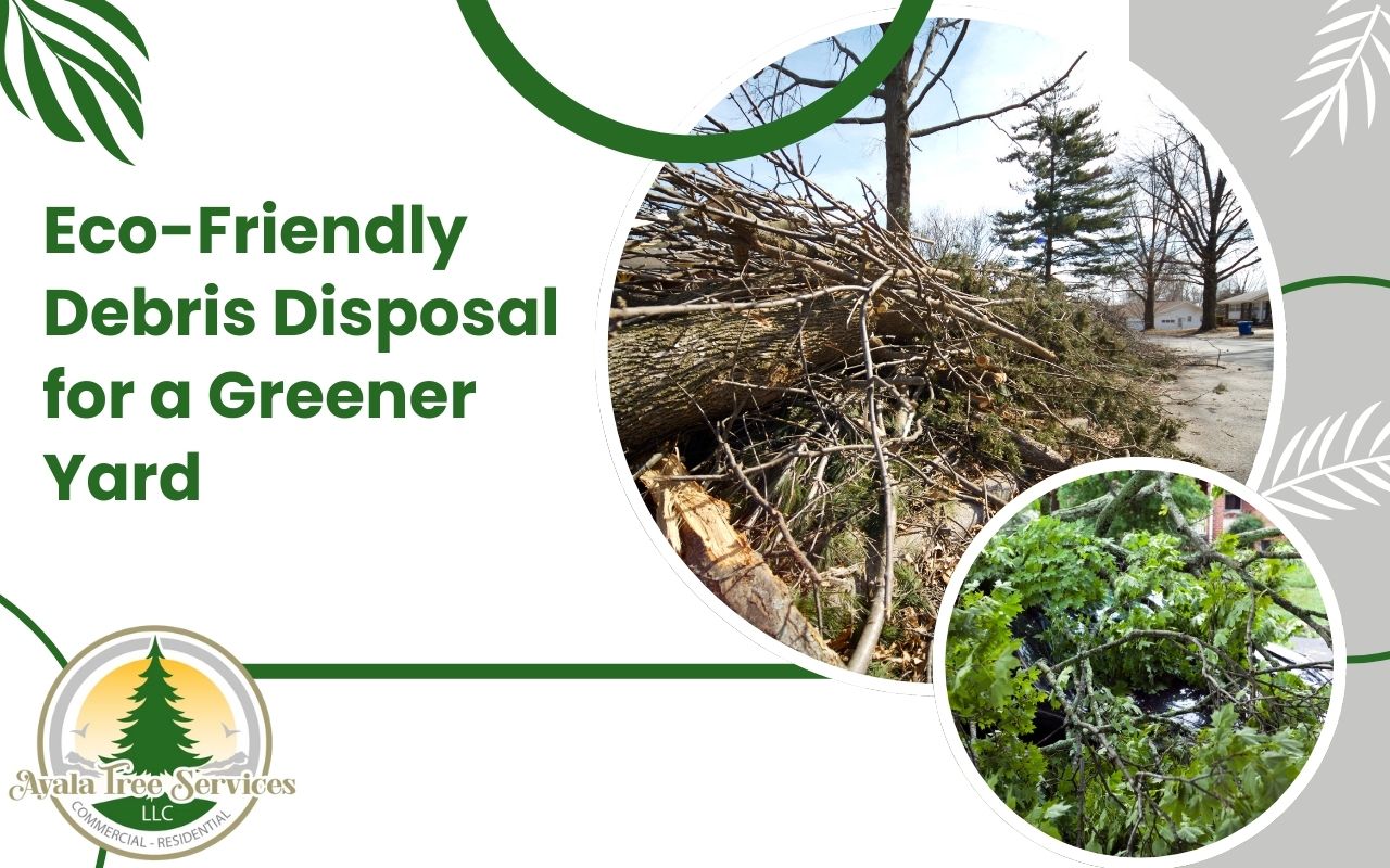 Eco-friendly debris disposal practices for a sustainable yard.