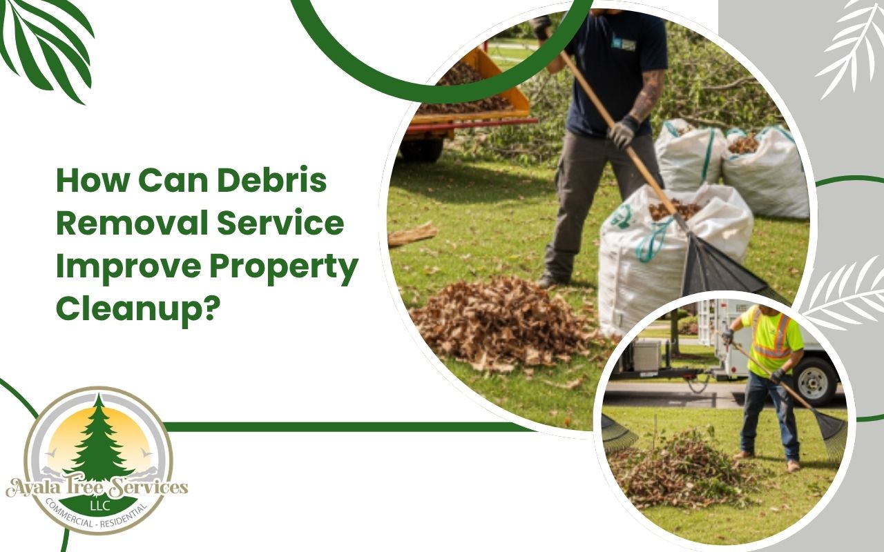 debris removal service clearing branches and yard waste